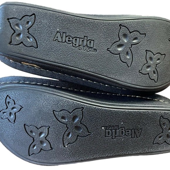 Alegria Paloma PAL-702 Brown Snake Print Mary Jane Leather Clogs Womens 7-7.5 - Picture 10 of 10